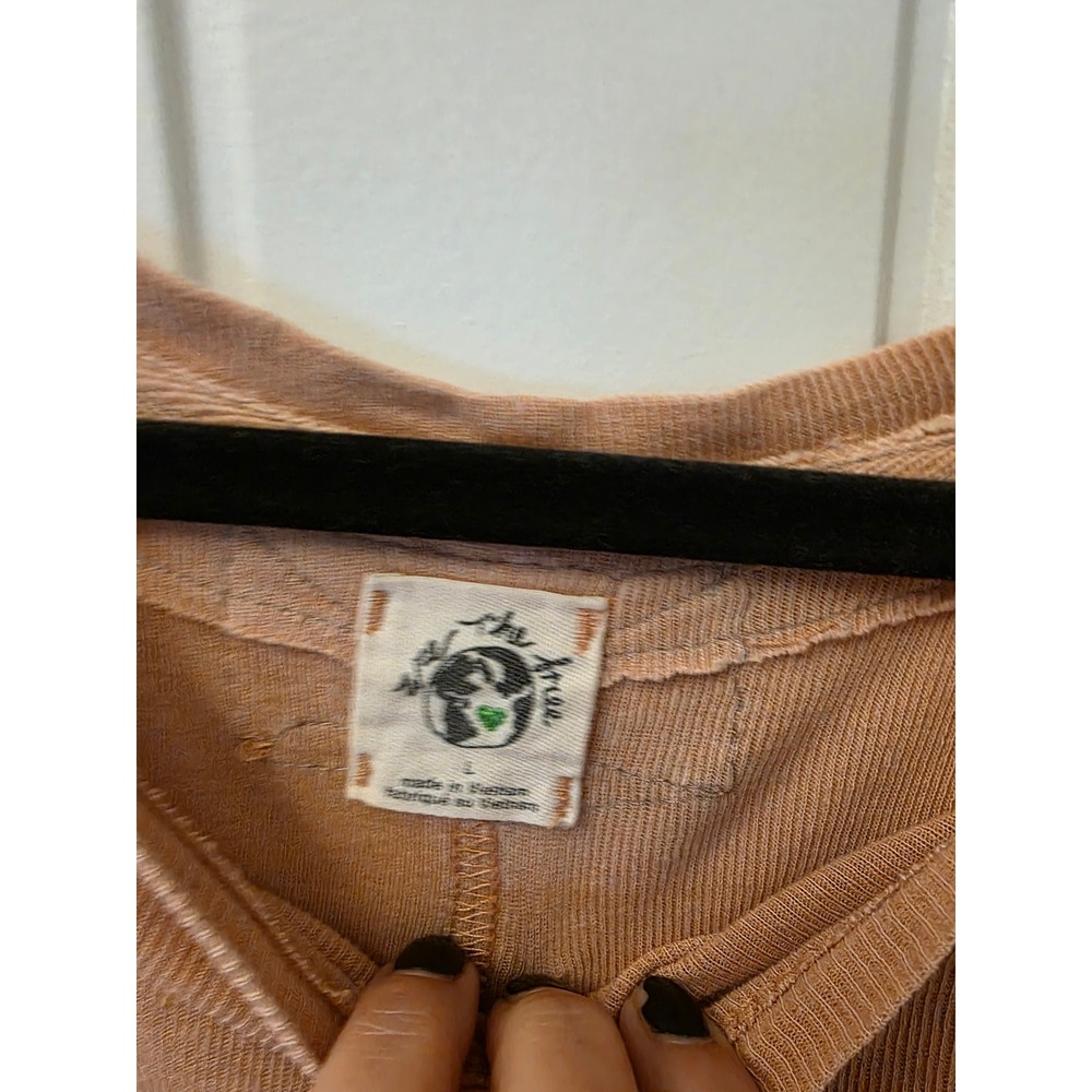 Free People We The Free Crop Large Brown Copper Top - Picture 3 of 10